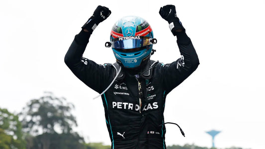 George-Russell-Wins-Maiden-Grand-Prix-After-Collision-Ridden-Race-in-Brazil EX Race Gear