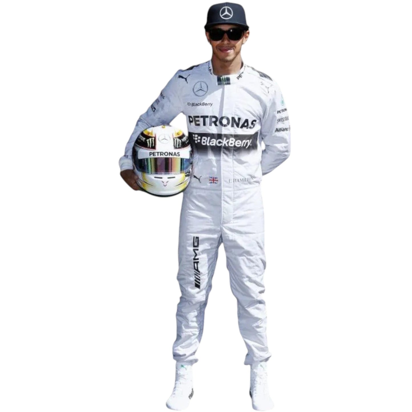 2014 Lewis Hamilton Petronas Mercedes F1 Race Suit Rustle Racewears