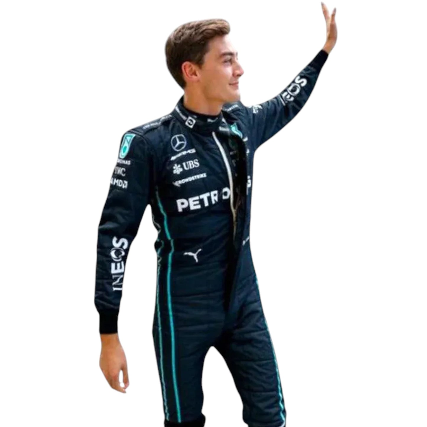 2022 George Russell Mercedes AMG F1 Replica Race Suit Ex Race Gear