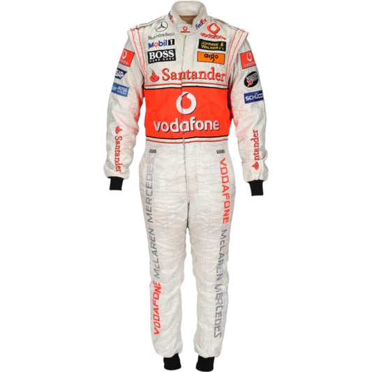 2007 Fernando Alonso Mclaren F1 Embroidered Racing Suit Rustle Racewears
