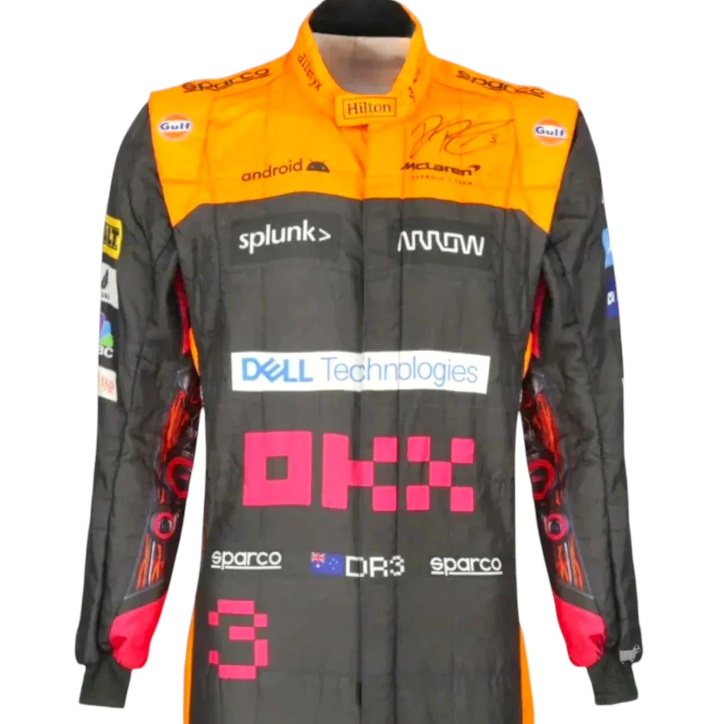 2022 Daniel Ricciardo Original Japan/Singapore GP Special Design McLaren F1 Suit Ex Race Gear