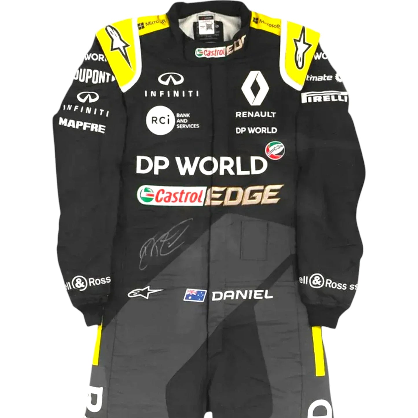 2020 Daniel Ricciardo Renault F1 Race Suit Ex Race Gear