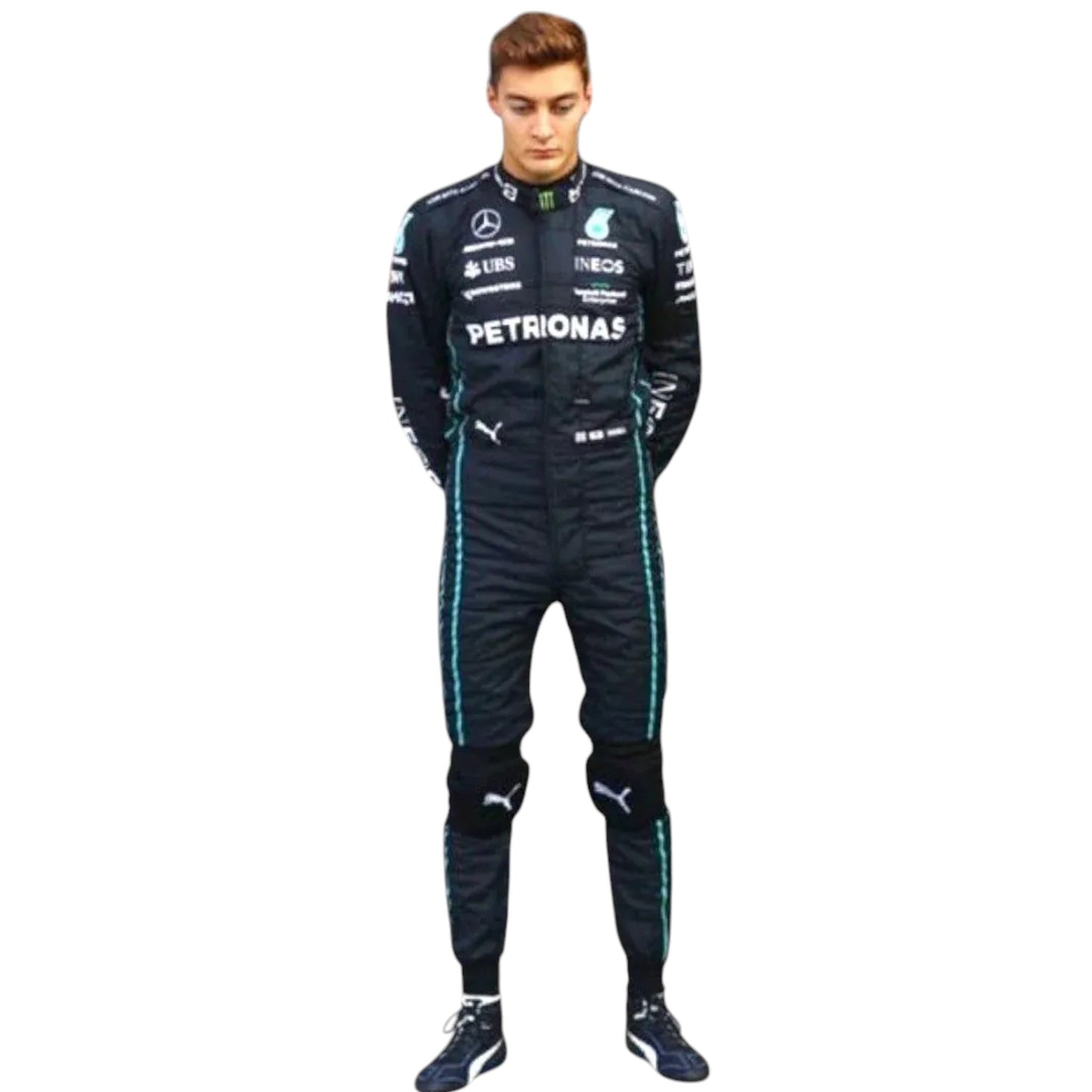 2022 George Russell Mercedes AMG F1 Replica Race Suit Ex Race Gear