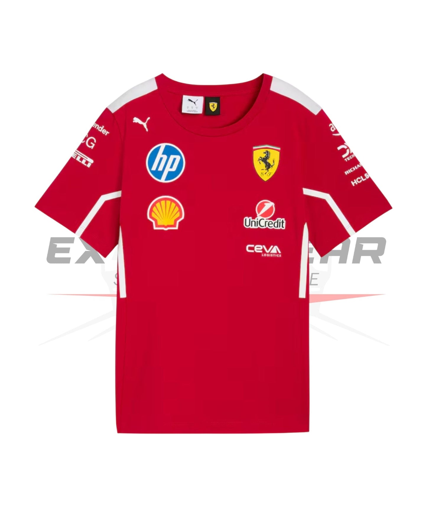 Scuderia Ferrari 2025 Team Polo – Official F1 Teamwear Ex Race Gear