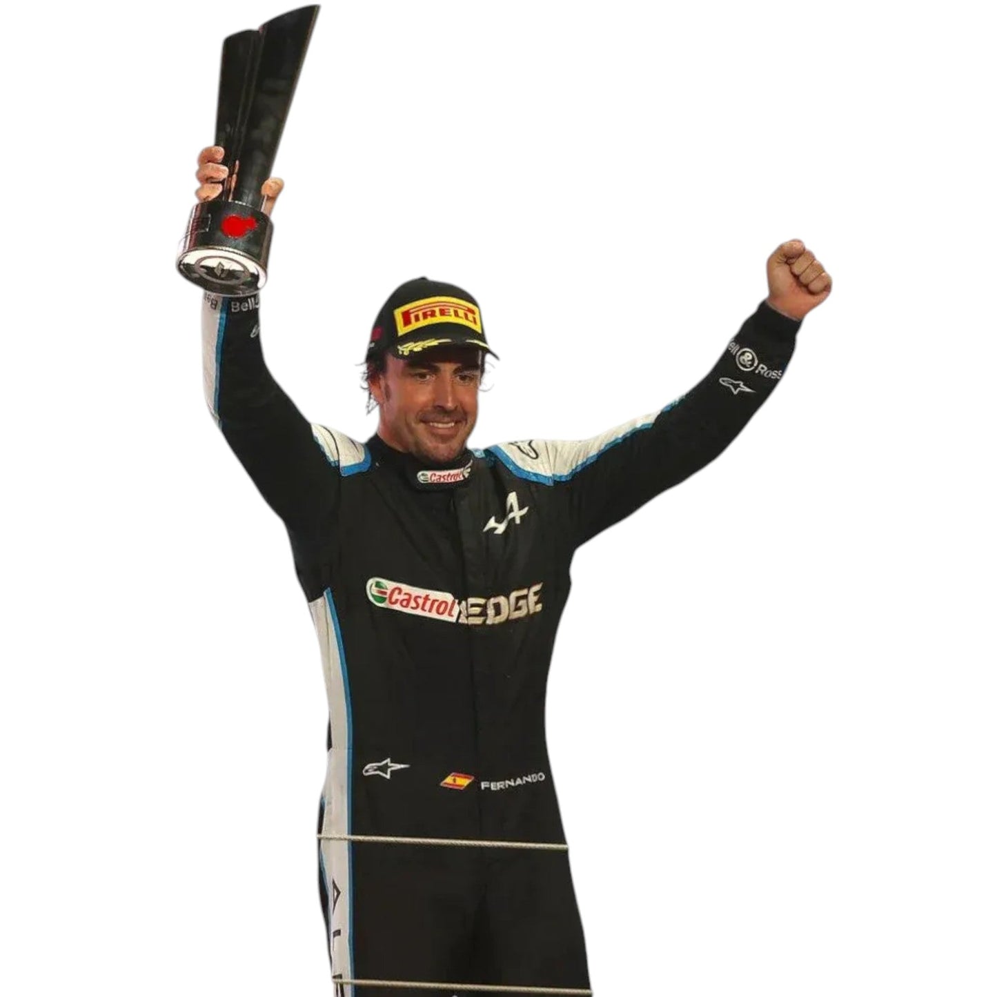 2021 Fernando Alonso Alpine Formula 1 Suit Ex Race Gear
