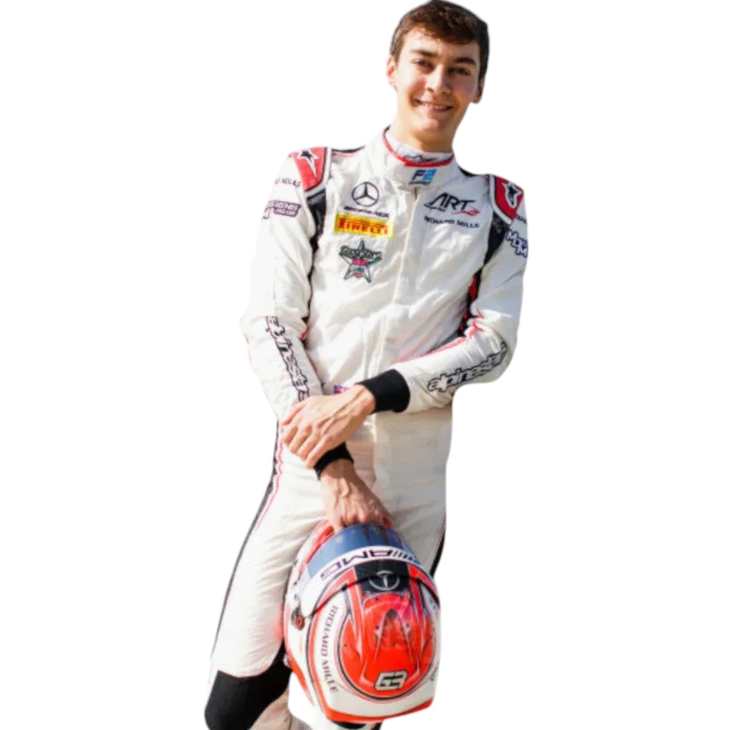 2018 George Russell Mercedes F1 Race Suit Rustle Racewears