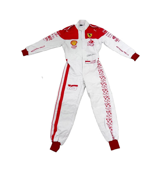 Charles Leclerc Ferrari 2023 F1 Race Suit - Monaco GP New Suit Ex Race Gear