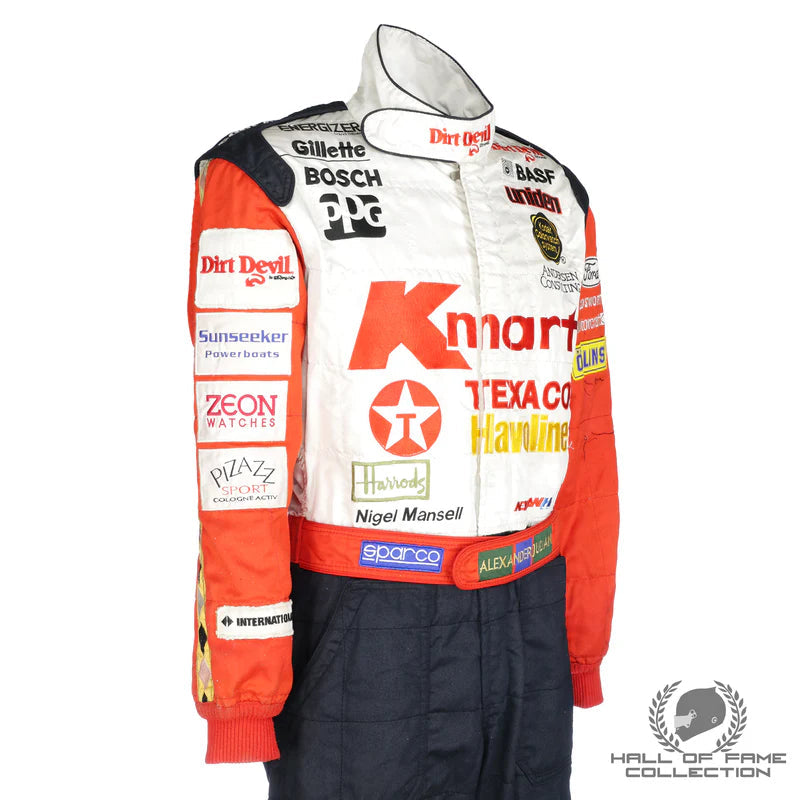 1993 Nigel Mansell Race Used Newman Haas Racing Championship Season IndyCar Suit Ex Race Gear