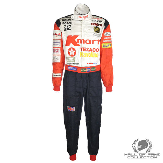 1993 Nigel Mansell Race Used Newman Haas Racing Championship Season IndyCar Suit Ex Race Gear