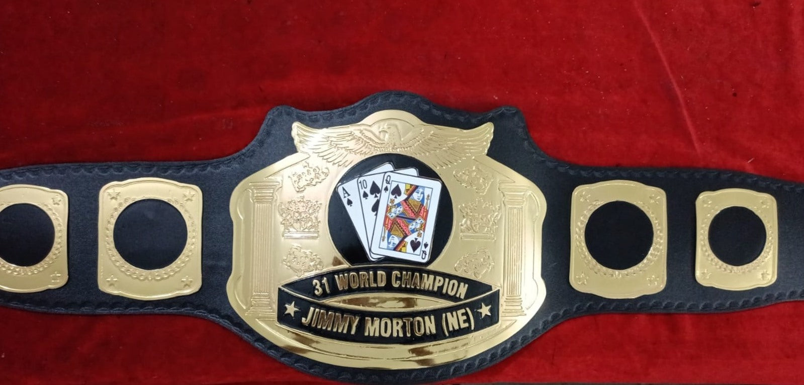 Custom Deck Of Cards Wrestling Championship Belt poshleathers-14b7