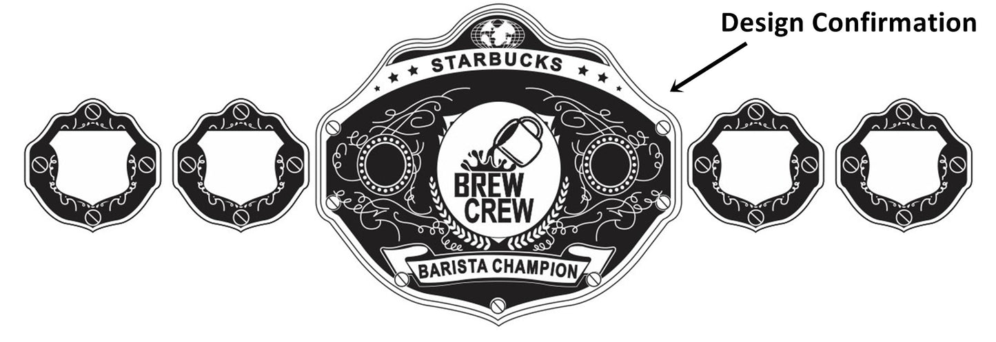 Custom Coffee Mug Wrestling Championship Belt poshleathers-14b7