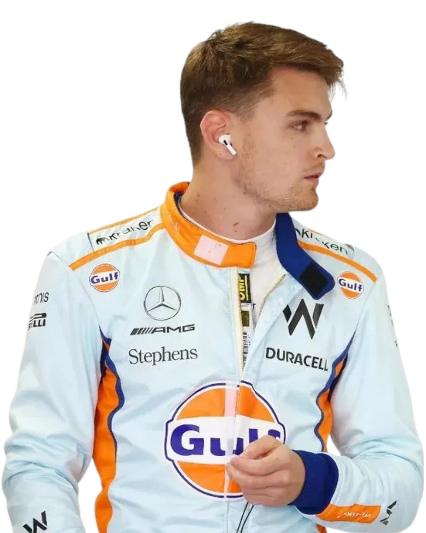 2023 Logan Sargeant Gulf F1 Race Suit Singapore GP Ex Race Gear