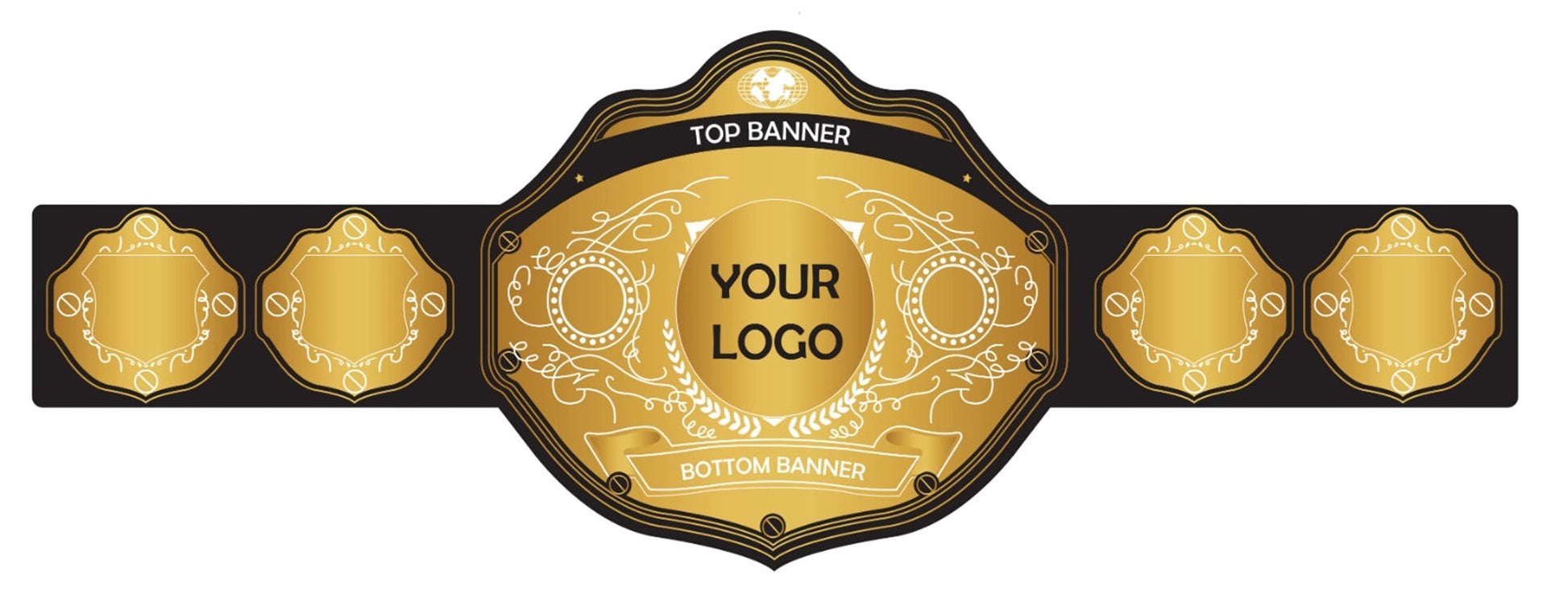Custom Name and Logo Wrestling Championship Belt - Customize Wrestling Belts