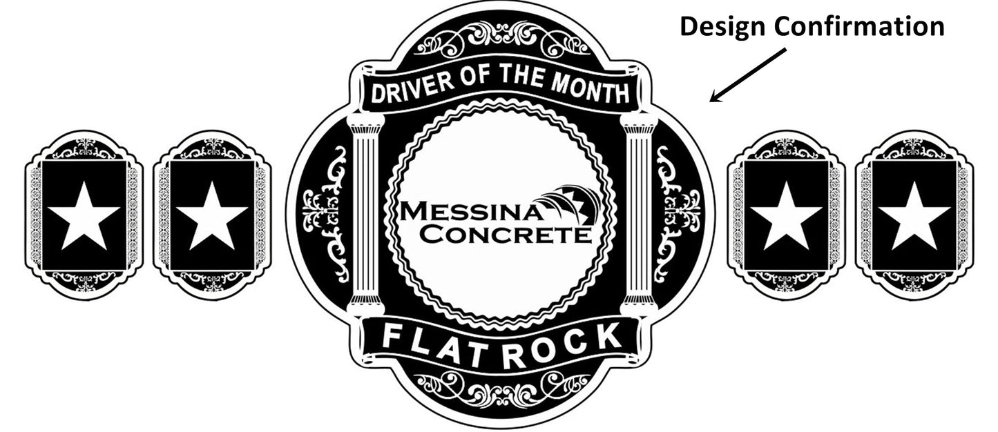 Custom Driver Of The Month Championship Belt poshleathers-14b7