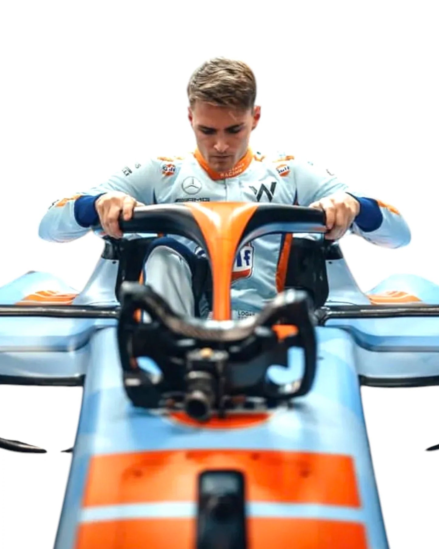2023 Logan Sargeant Gulf F1 Race Suit Singapore GP Ex Race Gear