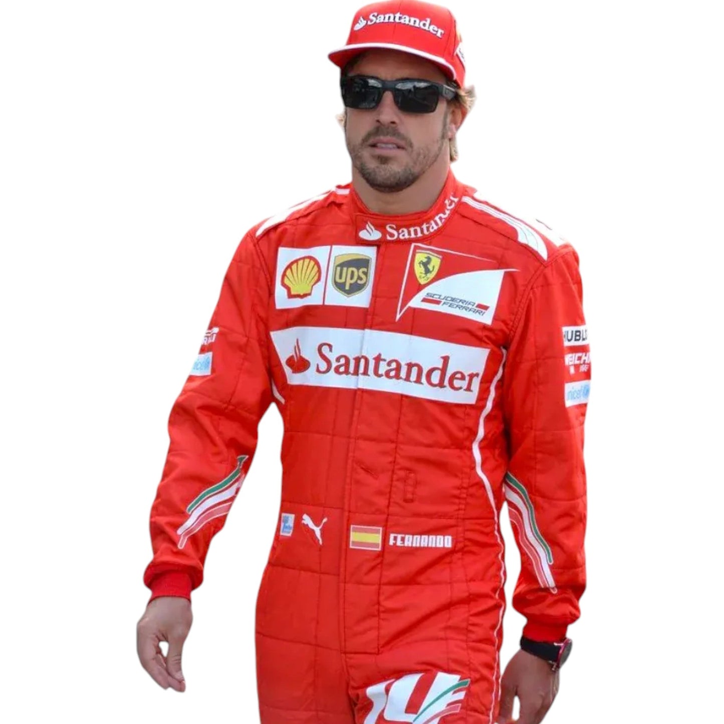 2014 Fernando Alonso Scuderia Ferrari F1 Race Suit Rustle Racewears