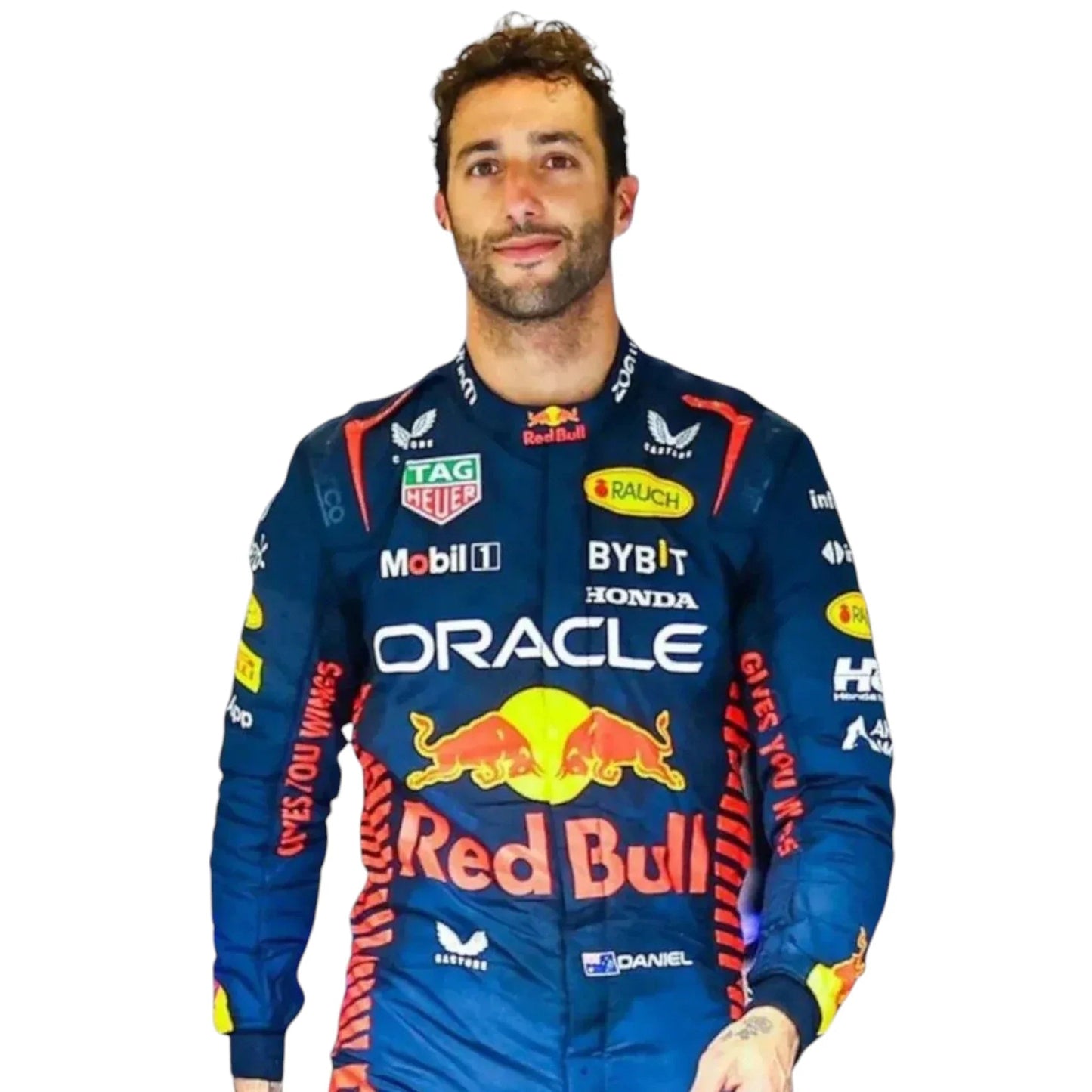2023 Daniel Ricciardo Oracle Red Bull F1 Team Race Suit Ex Race Gear