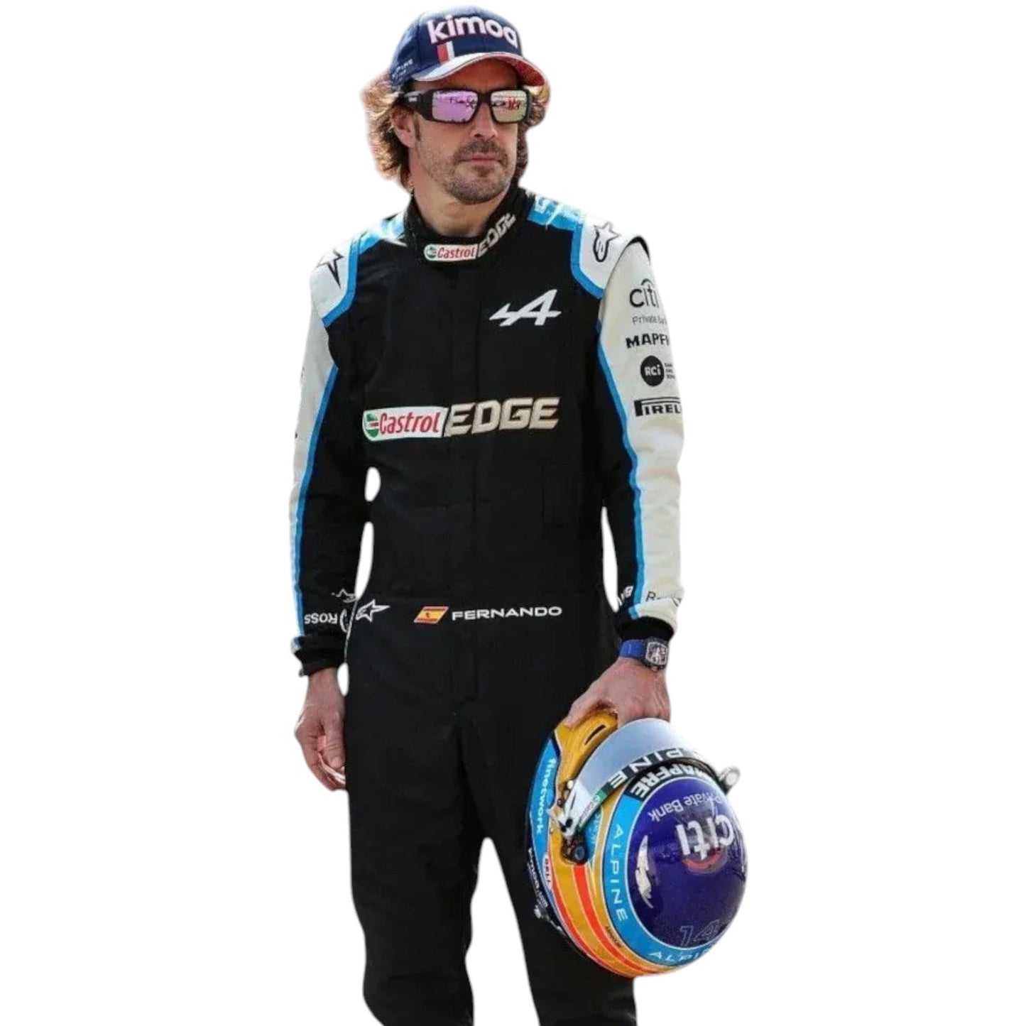 2021 Fernando Alonso Alpine Formula 1 Suit Ex Race Gear
