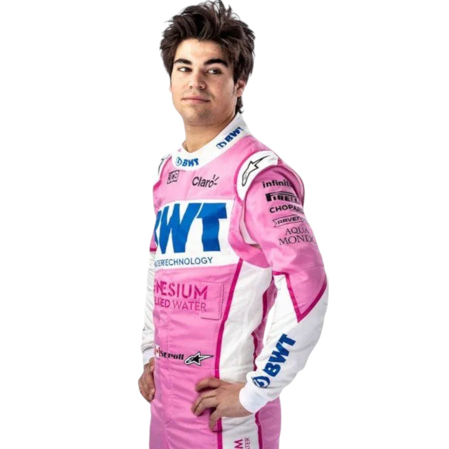 2020 Lance Stroll BWT Alpine F1 Team Racing Suit Replica Ex Race Gear