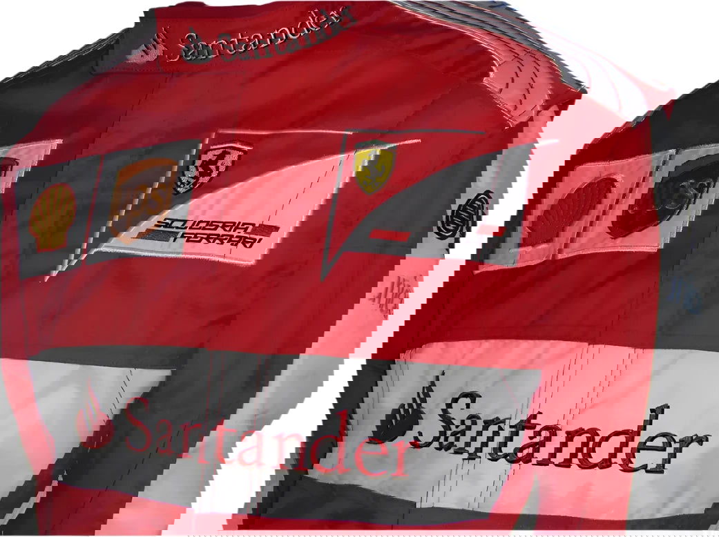 2013 Fernando Alonso Ferrari F1 Embroidered Racing Suit - Ex Race Gear