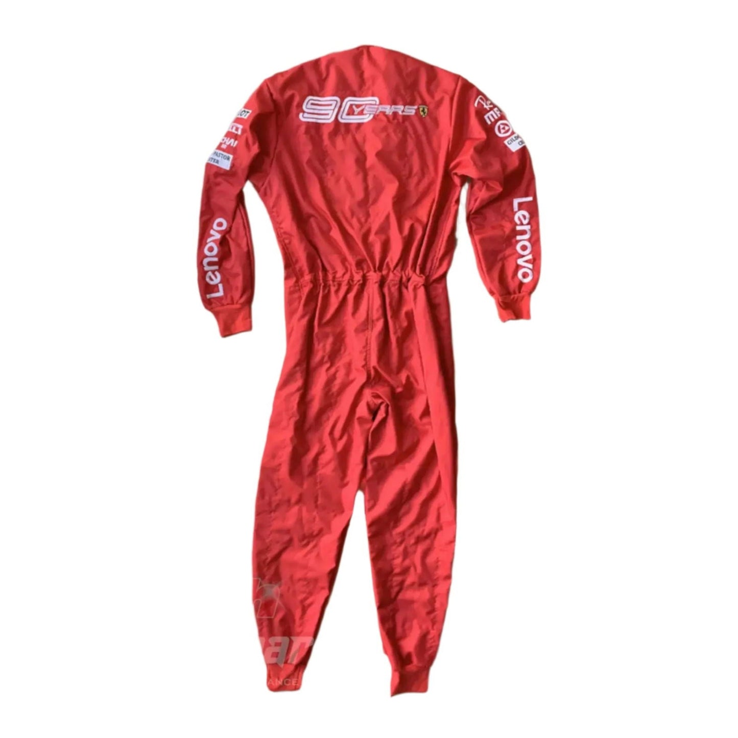 2019 Charles Leclerc Scuderia Ferrari 90 Years Embroided Racing Suit - Ex Race Gear