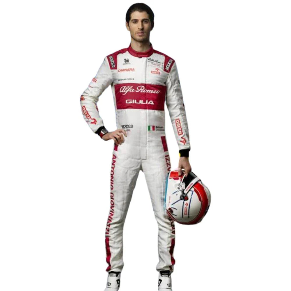2020 Antonio Giovinazzi Alfa Romeo F1 Race Suit - Ex Race Gear