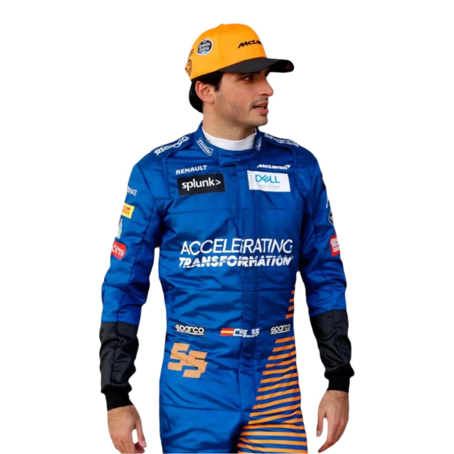 2020 Carlos Sainz McLaren F1 Racing Suit | Official Team Gear - Ex Race Gear