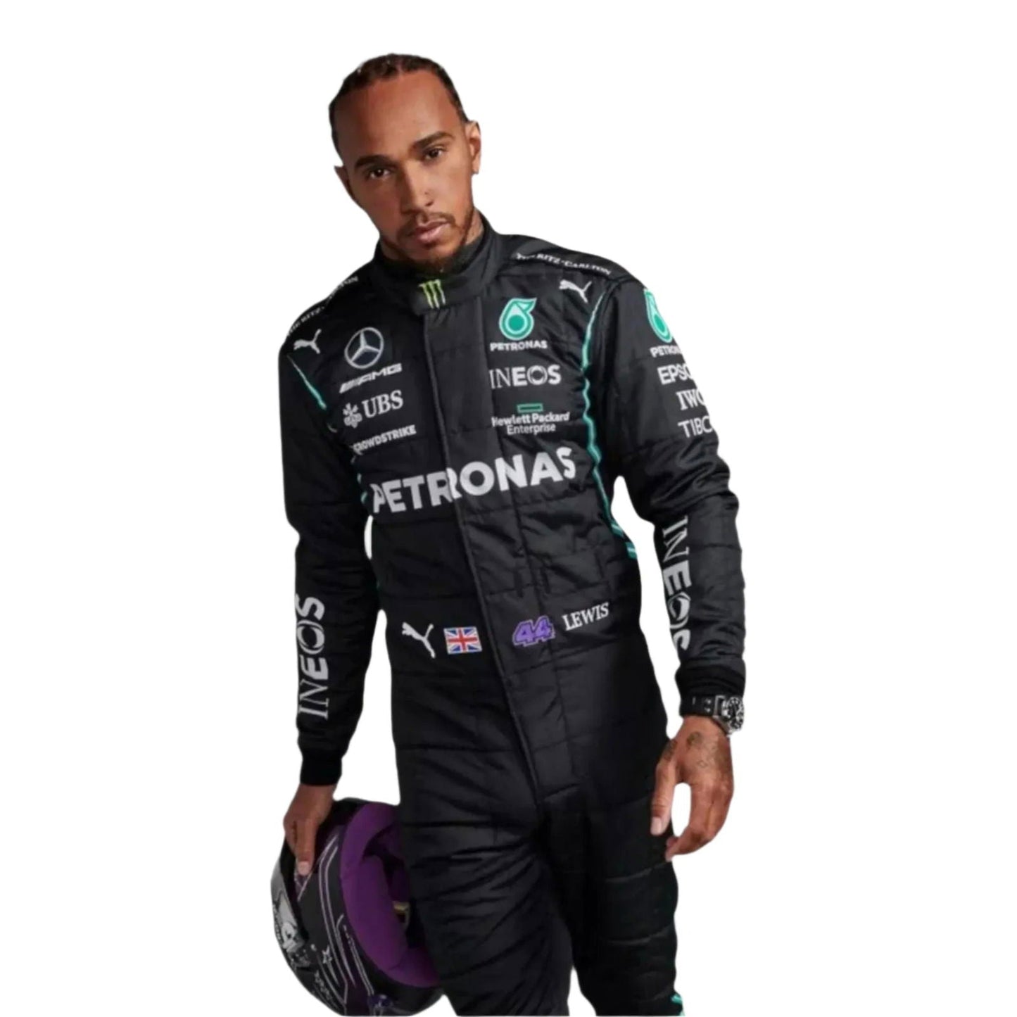 2020 Lewis Hamilton Mercedes AMG F1 Replica Race Suit - EX Race Gear