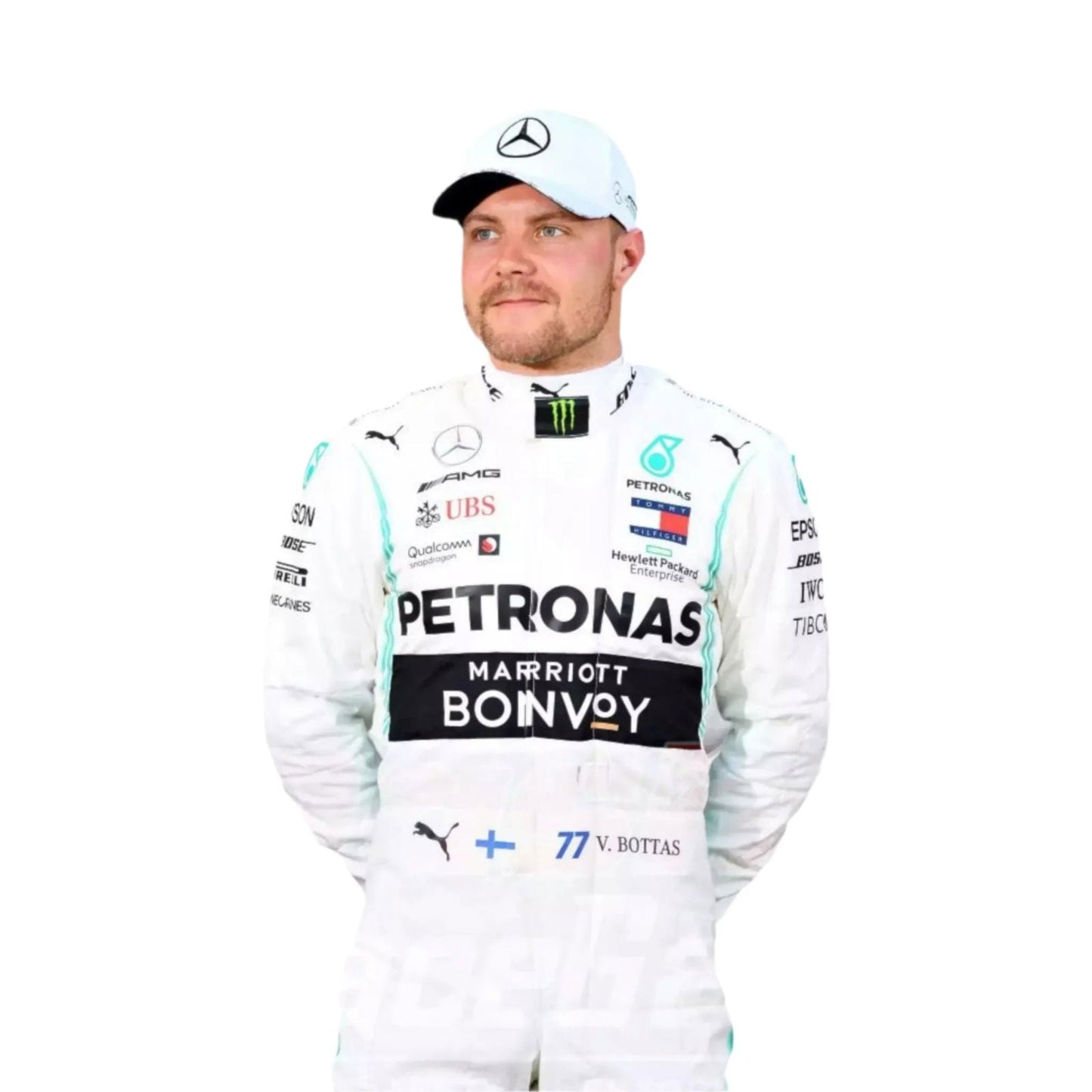 2020 Valtteri Bottas Mercedes AMG F1 Race Suit - Ex Race Gear