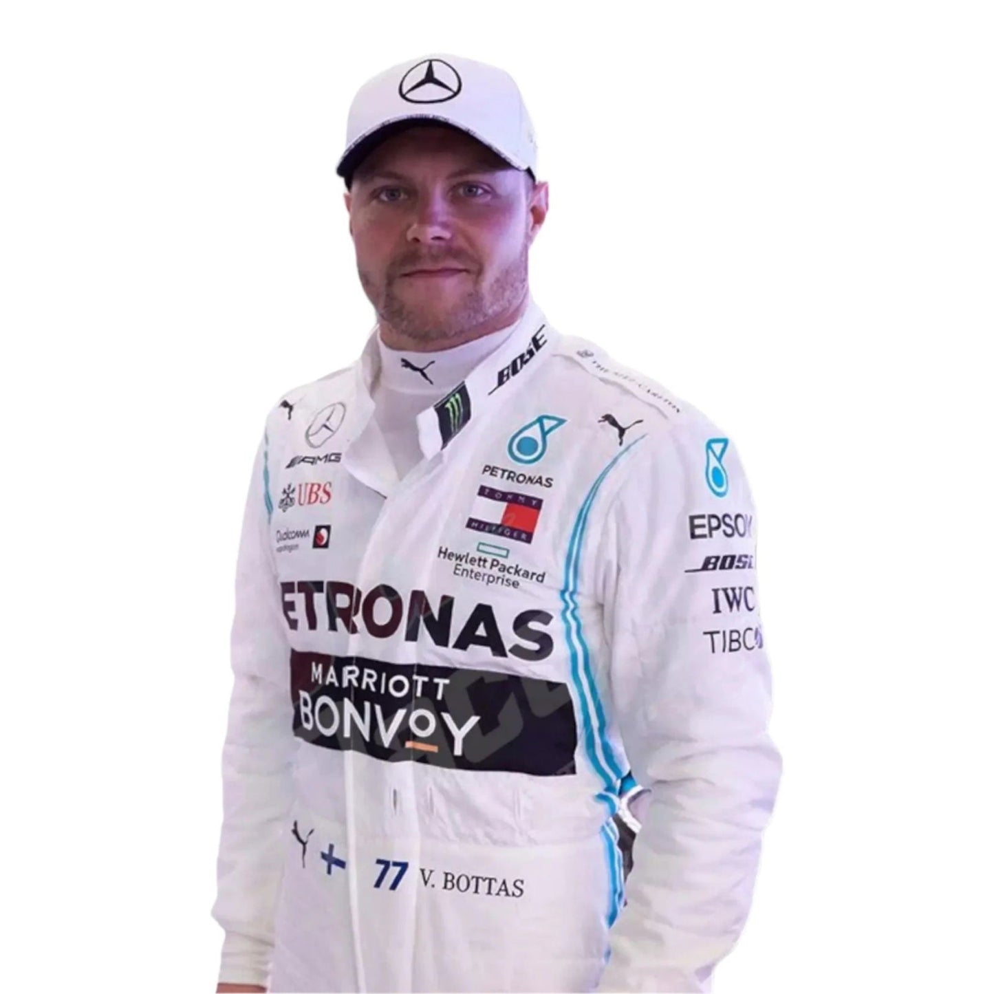 2020 Valtteri Bottas Mercedes AMG F1 Race Suit - Ex Race Gear