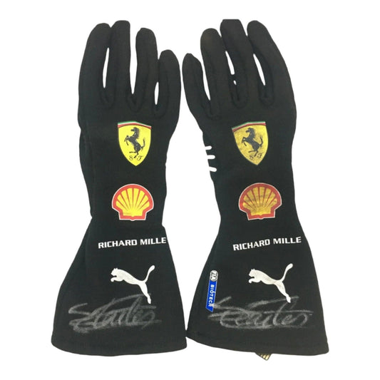 2021 Charles Leclerc Ferrari Monaco GP F1 gloves - Ex Race Gear