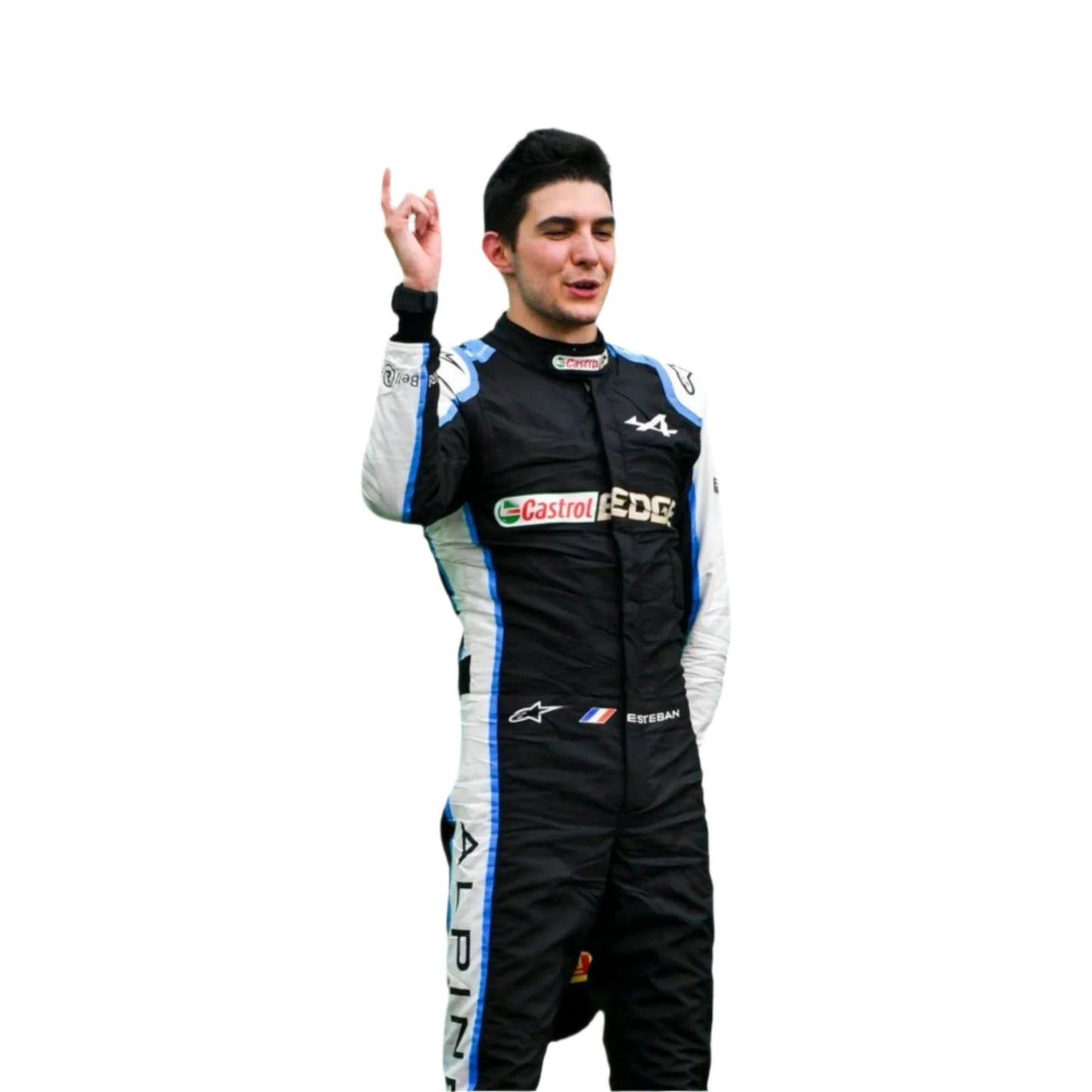 2021 Esteban Ocon Castrol Formula 1 Race Suit - Ex Race Gear