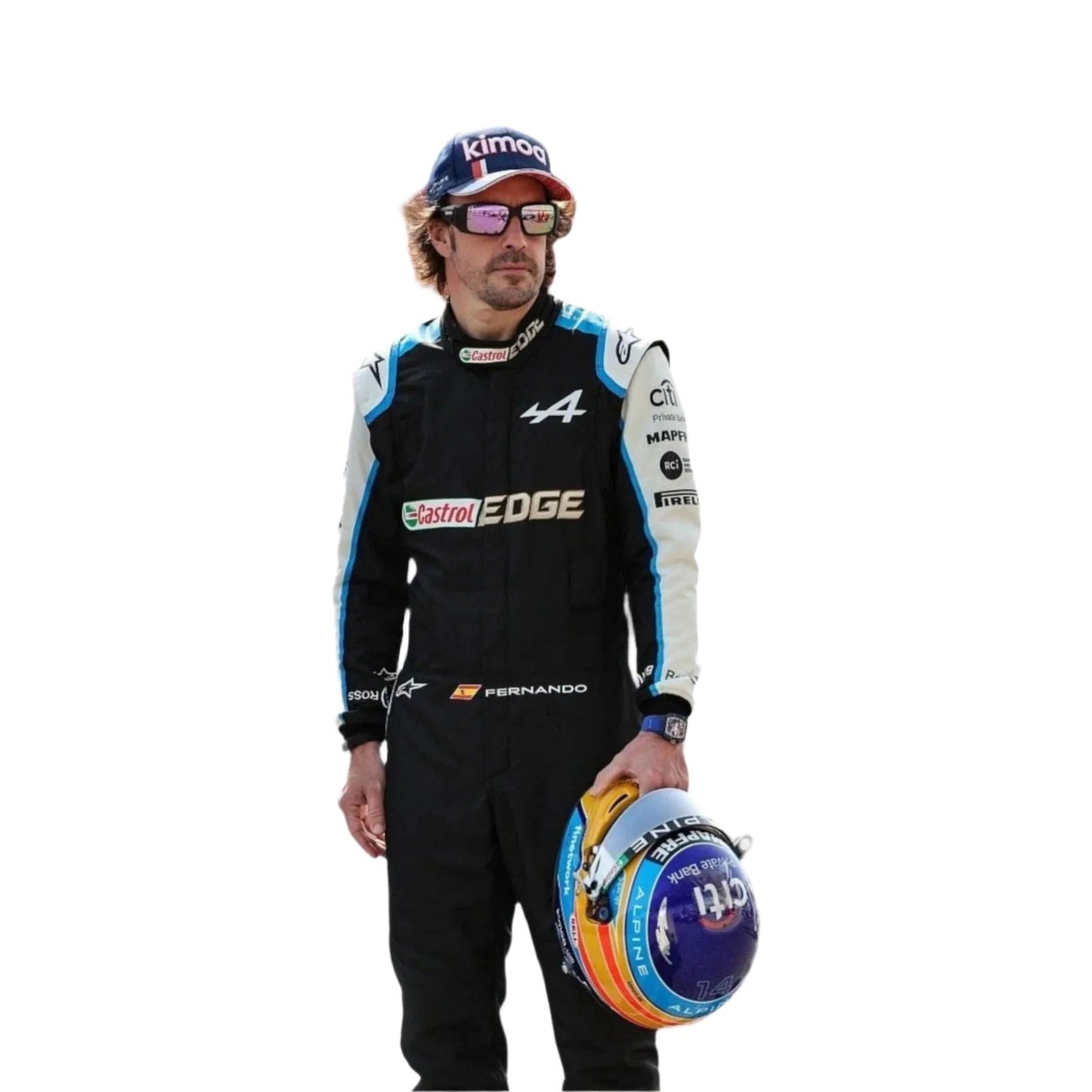 2021 FERNANDO ALONSO ALPHINE F1 RACE SUIT - Ex Race Gear