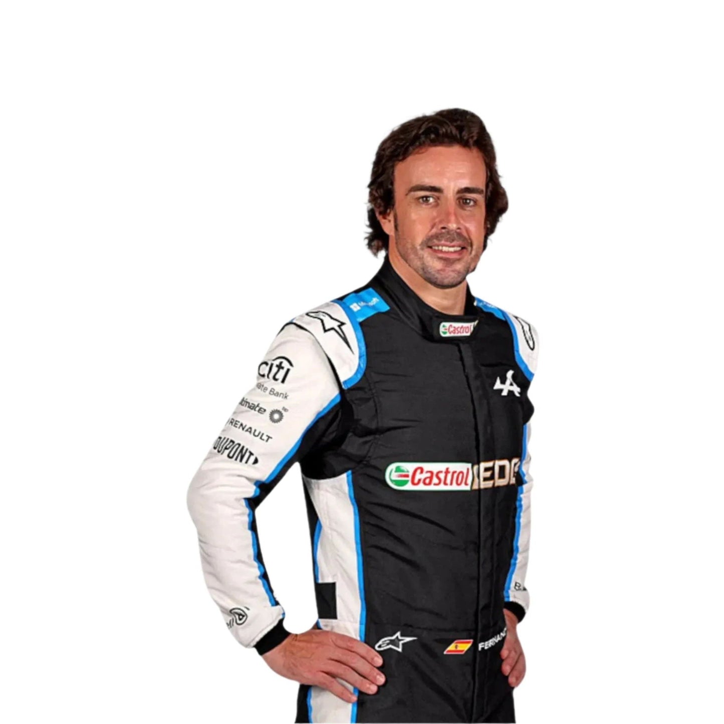 2021 FERNANDO ALONSO ALPHINE F1 RACE SUIT - Ex Race Gear