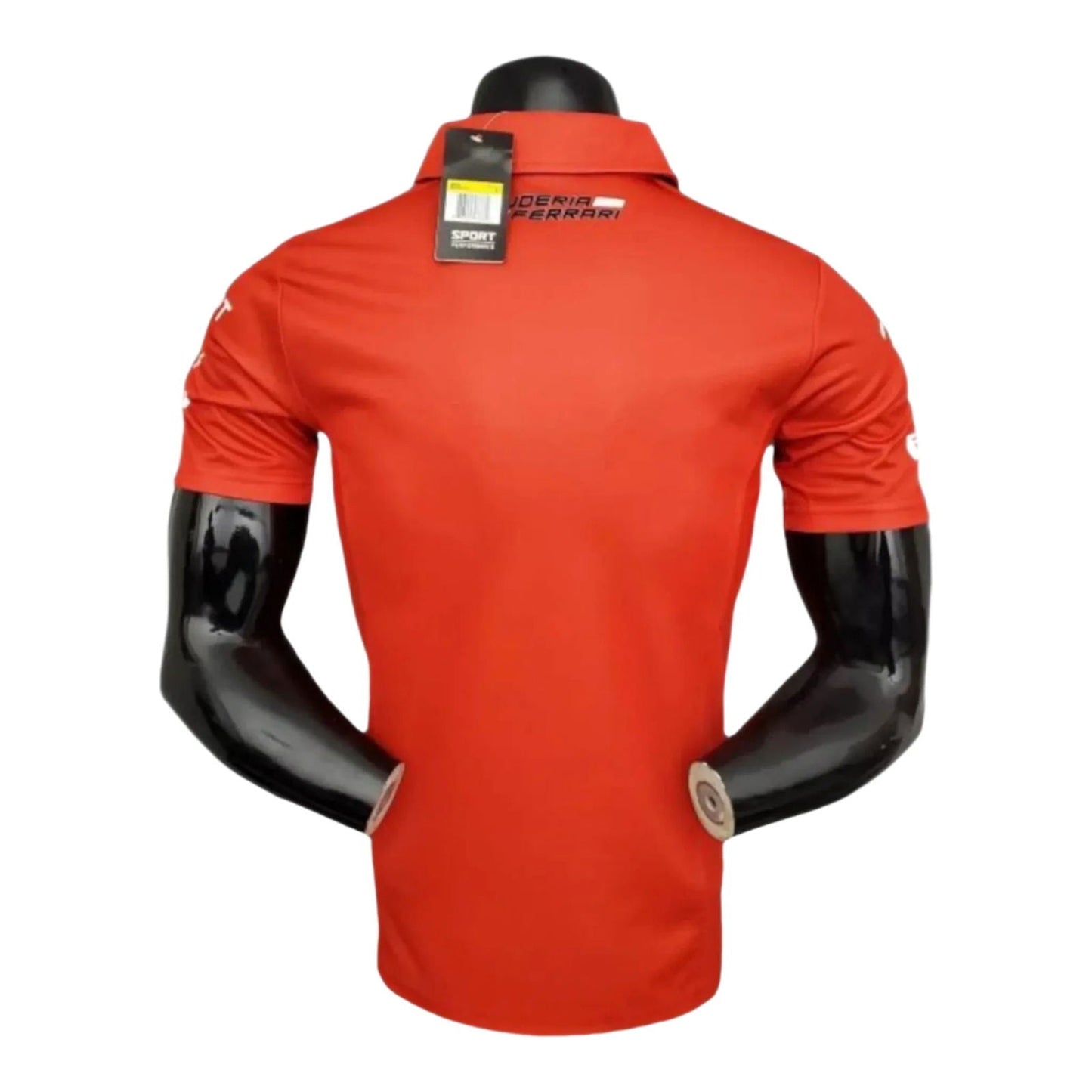 2021 Ferrari Formula One Racing Polo Zipper Shirt - Ex Race Gear