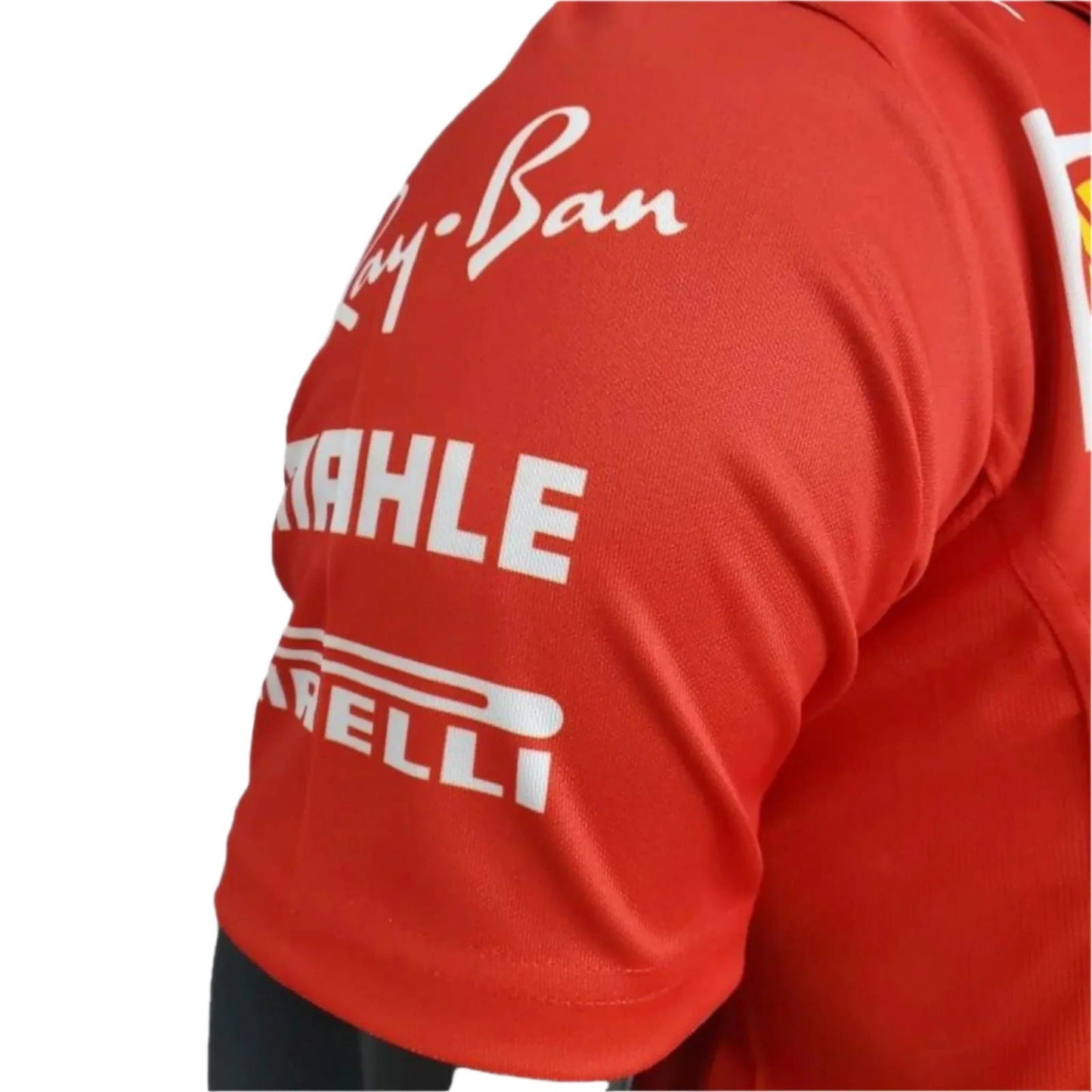 2021 Ferrari Formula One Racing Polo Zipper Shirt - Ex Race Gear