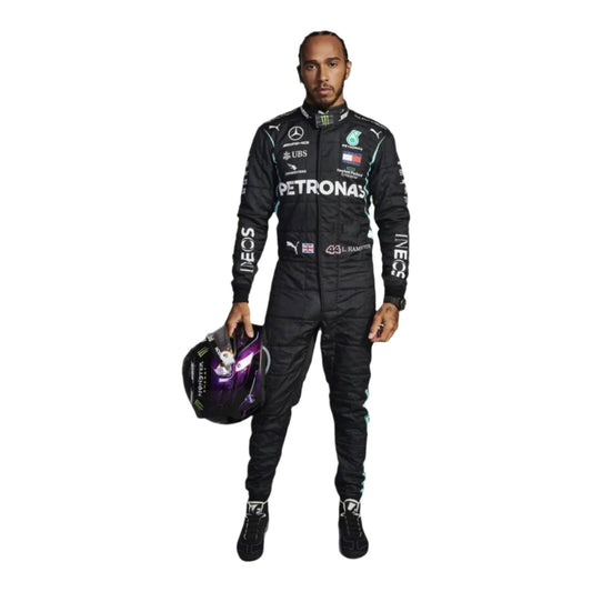 2021 Lewis Hamilton race suit Mercedes AMG F1 Race Suit - EX Race Gear