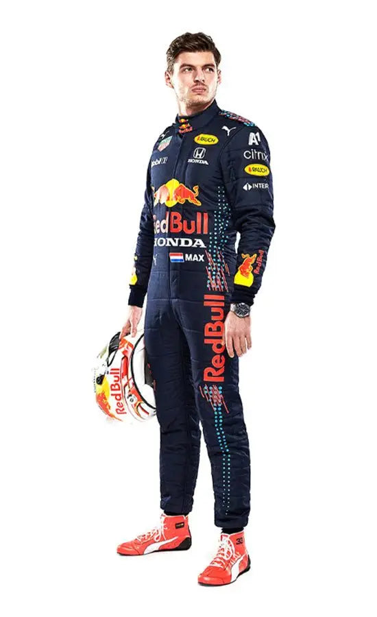 2021 Max Verstappen Red Bull Honda Racing Suit - Ex Race Gear