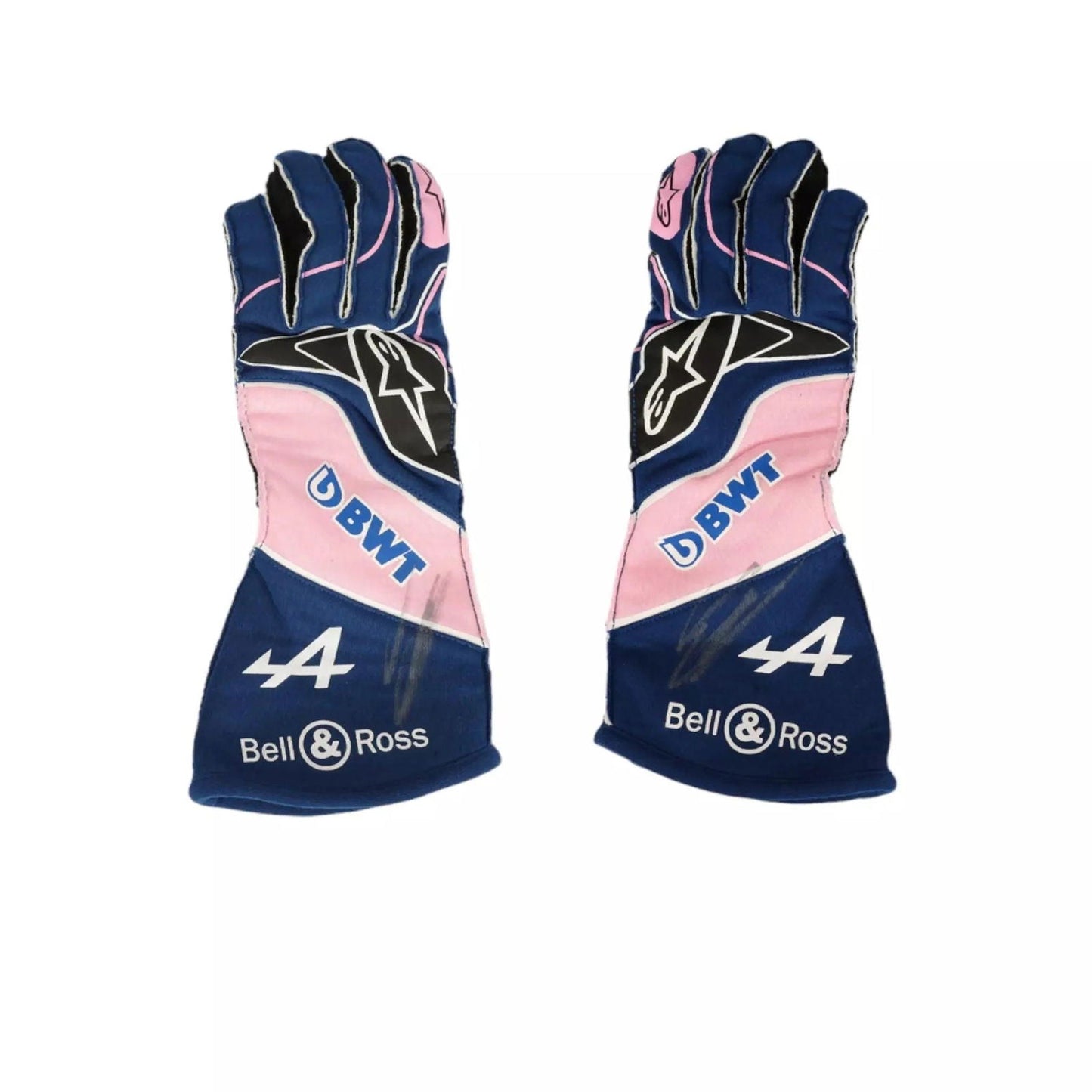 2022 ESTEBAN OCON BLUE RACE GLOVES - Ex Race Gear