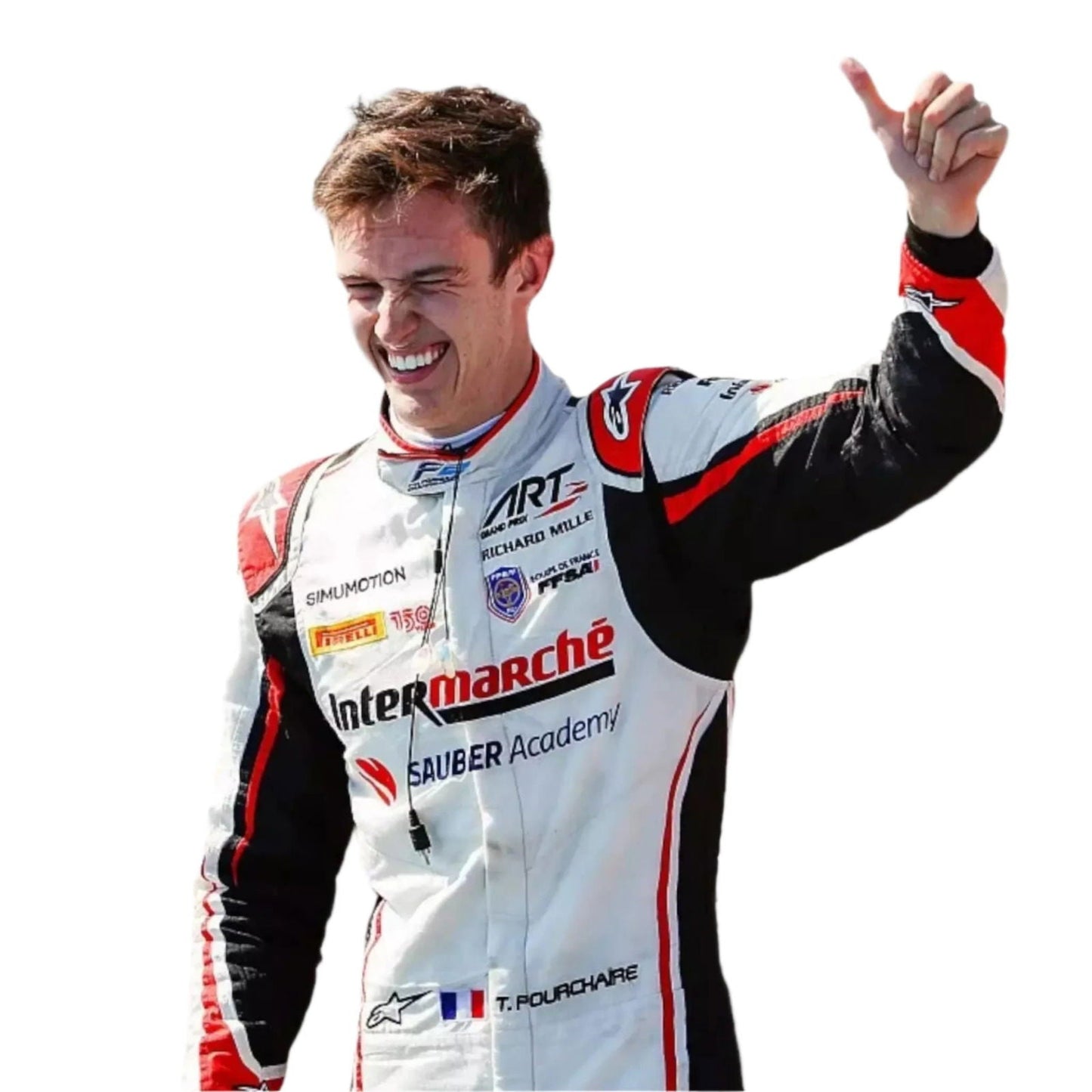 2022 Formula 2 Théo Pourchaire Suit - Ex Race Gear