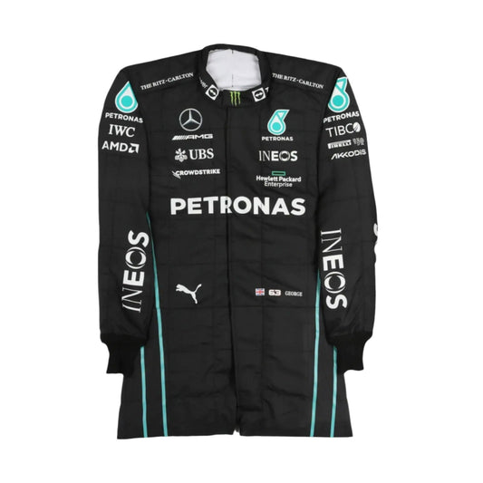 2022 George Russell Mercedes-AMG Petronas F1 Team Replica Race Suit - Ex Race Gear