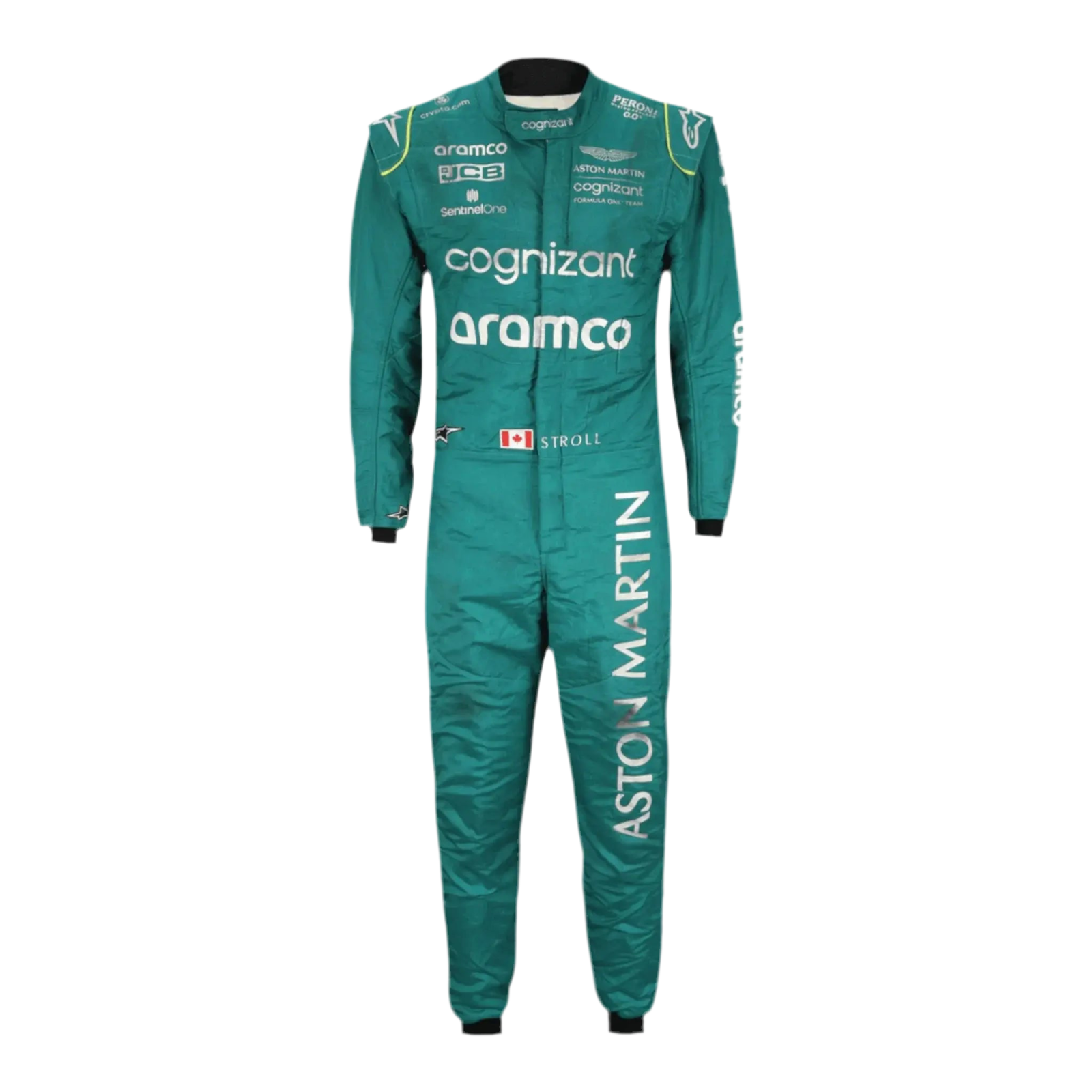 2022 LANCE STROLL ASTON MARTIN F1 RACE SUIT - CANADIAN GP - Ex Race Gear