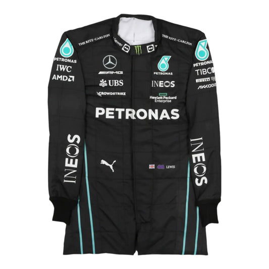 2022 Lewis Hamilton Mercedes-AMG Petronas F1 Team Replica Race Suit - EX Race Gear