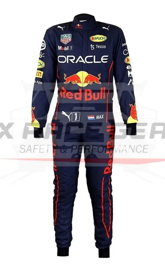 2022 Max Verstappen Red Bull Honda F1 Racing Suit – Official Team Gear for Formula 1 Fans - EX Race Gear