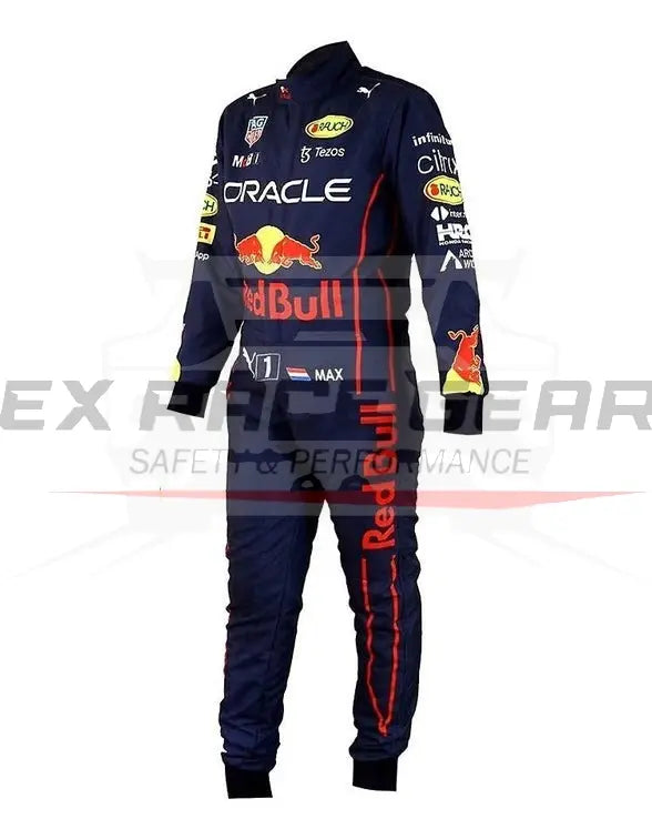 2022 Max Verstappen Red Bull Honda F1 Racing Suit – Official Team Gear for Formula 1 Fans - EX Race Gear