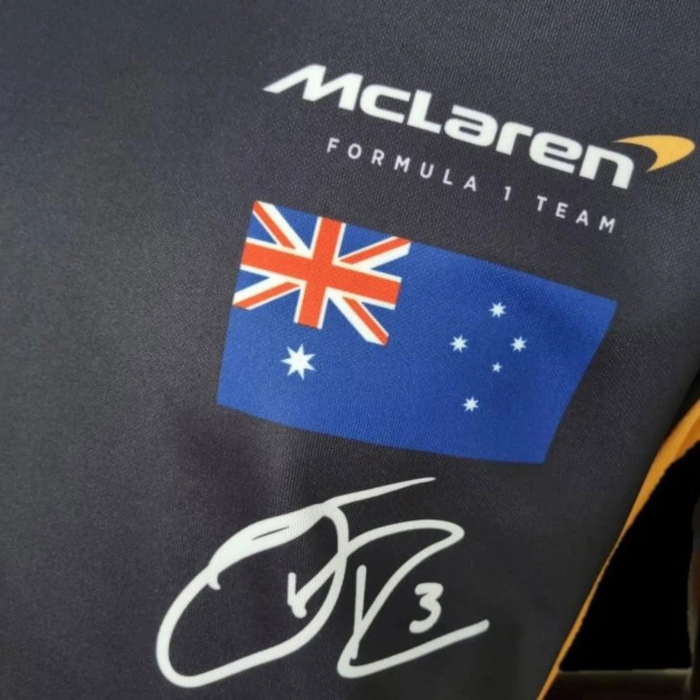 2022 McLaren Daniel Ricciardo Crew Neck F1 T-Shirt - Ex Race Gear