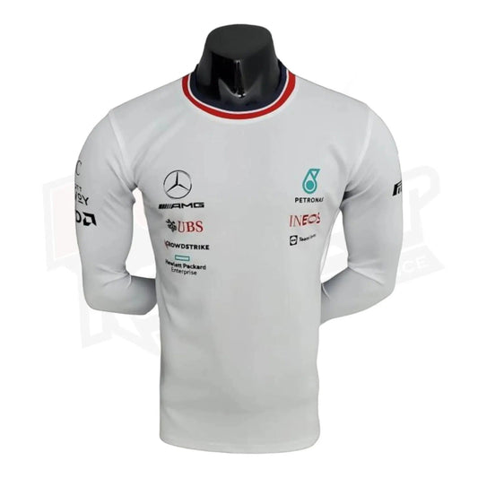 2022 Mercedes Formula One Long Sleeve T-Shirt - Speedxcrafts
