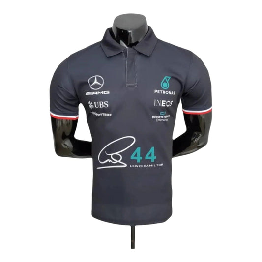 2022 Mercedes Lewis Hamilton F1 Polo Shirt - EX Race Gear