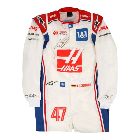 2022 Mick Schumacher Haas F1 Team Replica Race Suit - Ex Race Gear