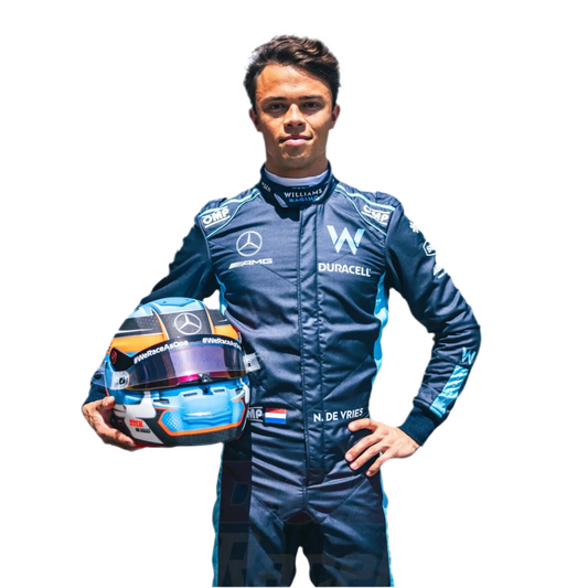 2022 Nyck de Vries Williams Racing F1 Race Suit _ Italian Grand Prix - Ex Race Gear